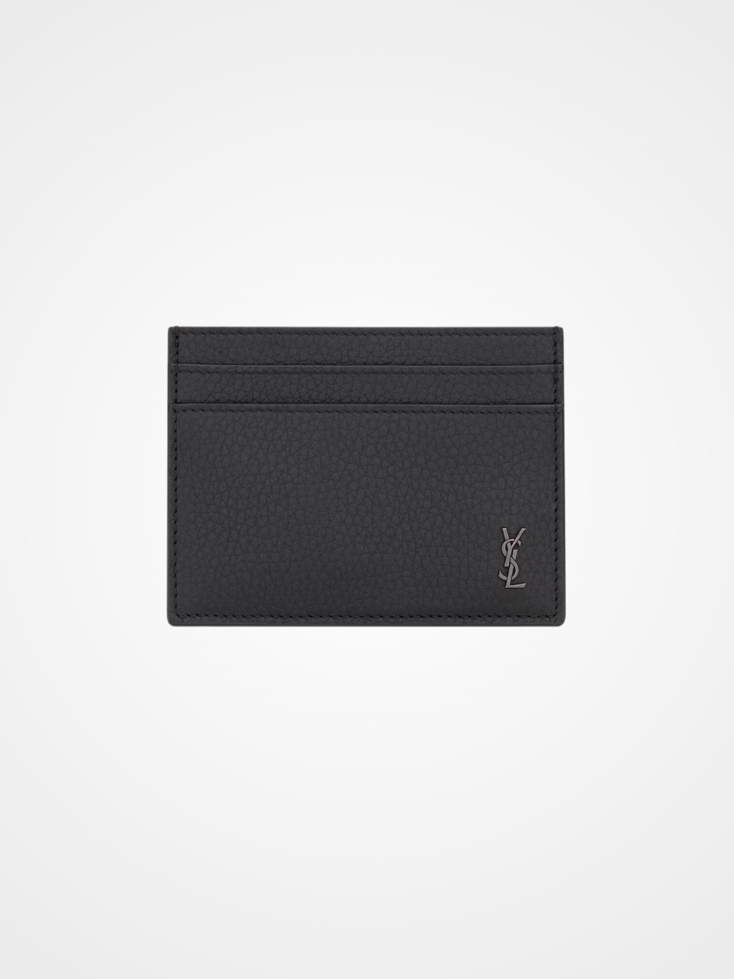 Tiny Cassandre Card Case In Grained Leather