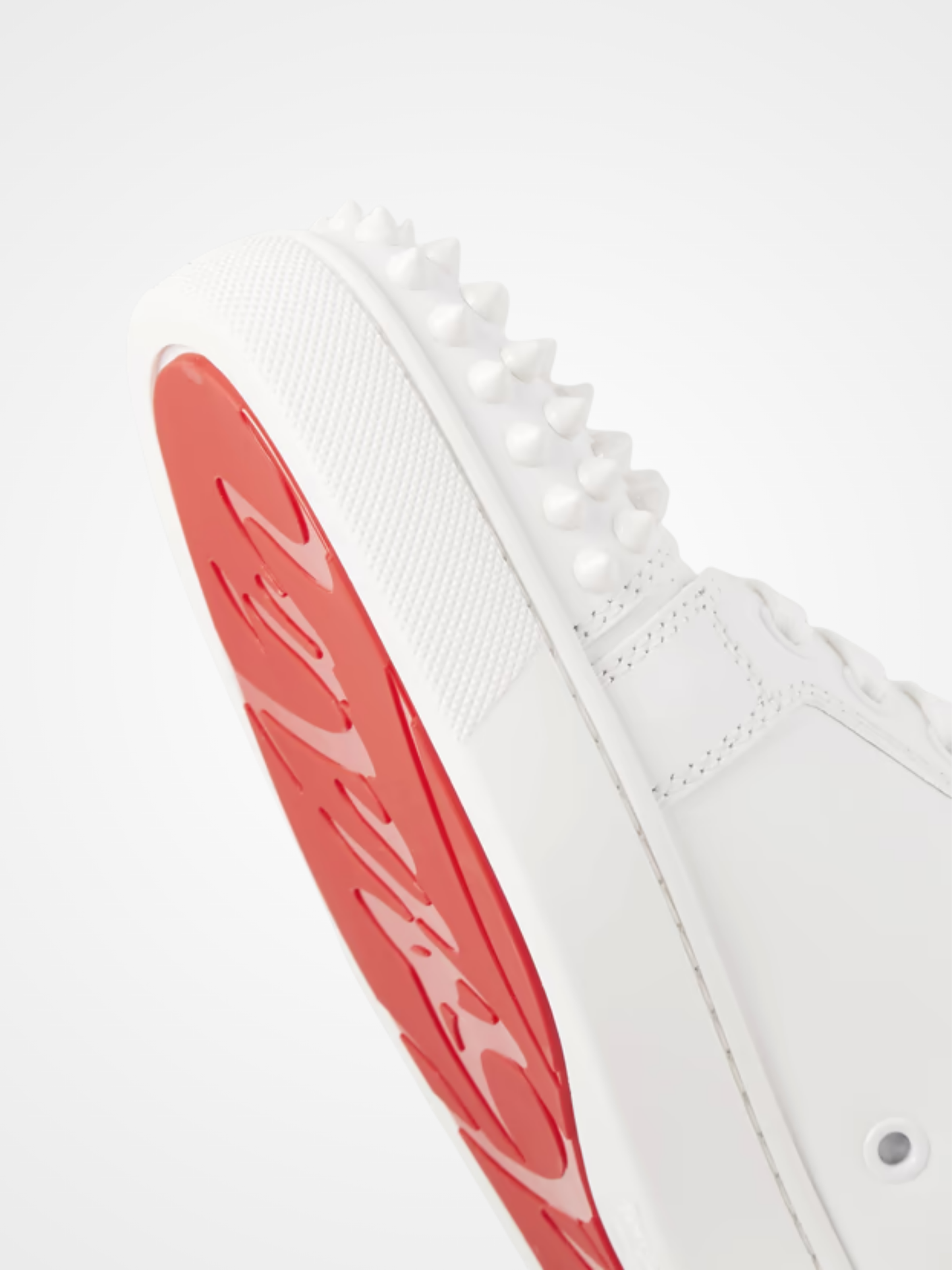 Spikes Leather Sneakers